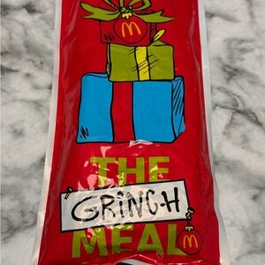 McDonald's The Grinch Green Socks, opened, never used, one pair